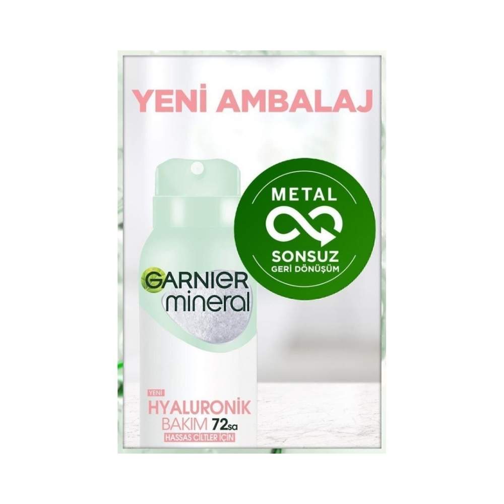 Mineral Hyaluronik Bakım Sprey Deodorant
