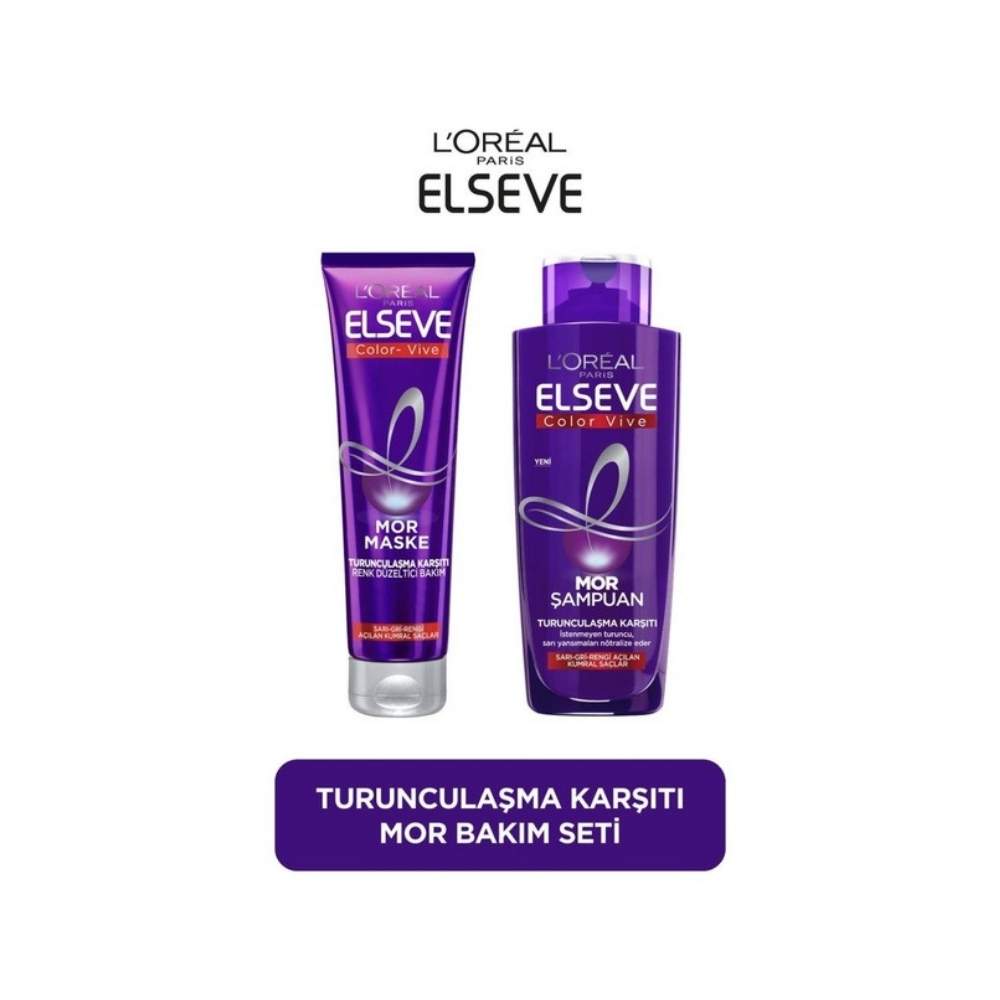 Elseve Turunculaşma Karşıtı Mor Bakım Seti