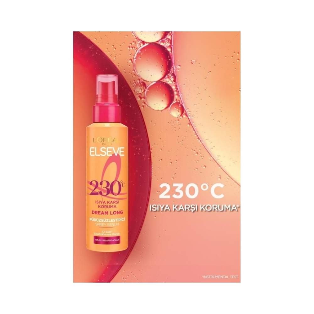 Elseve Dream Long Isı Koruyucu & Pürüzsüzleştirici Sprey Serum 150 ML