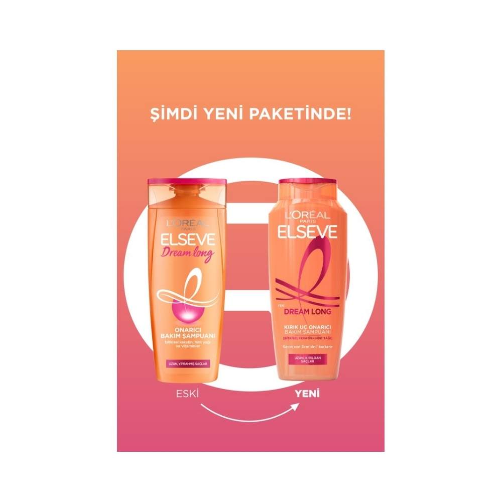 Elseve Dream Long Kırık Uç Onarıcı Bakım Şampuanı 300 ML