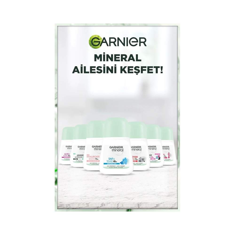 Garnier Mineral Lekesiz Koruma Kadın Roll-On 50 ML