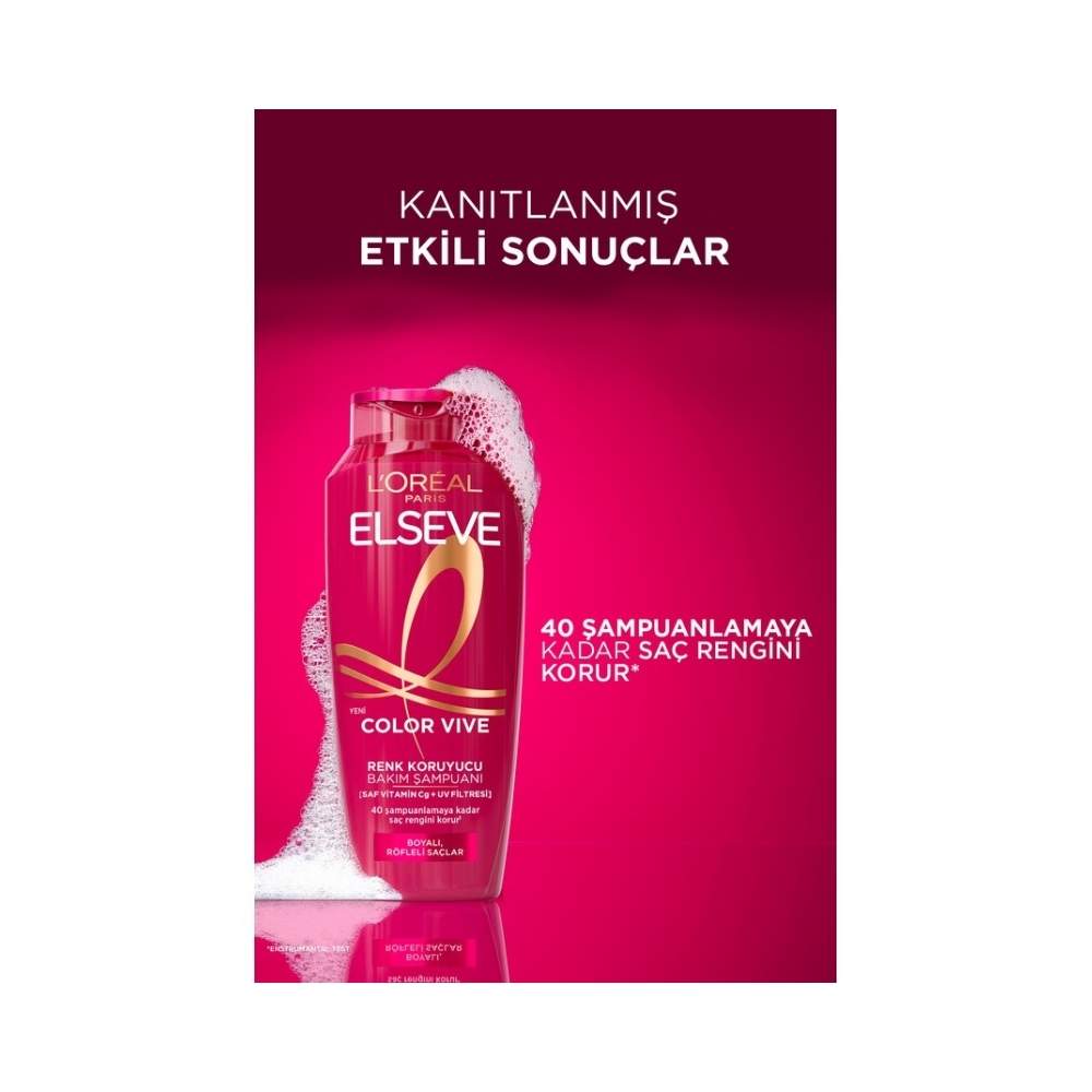 Elseve Color Vive Renk Koruyucu Bakım Şampuanı 300 ML