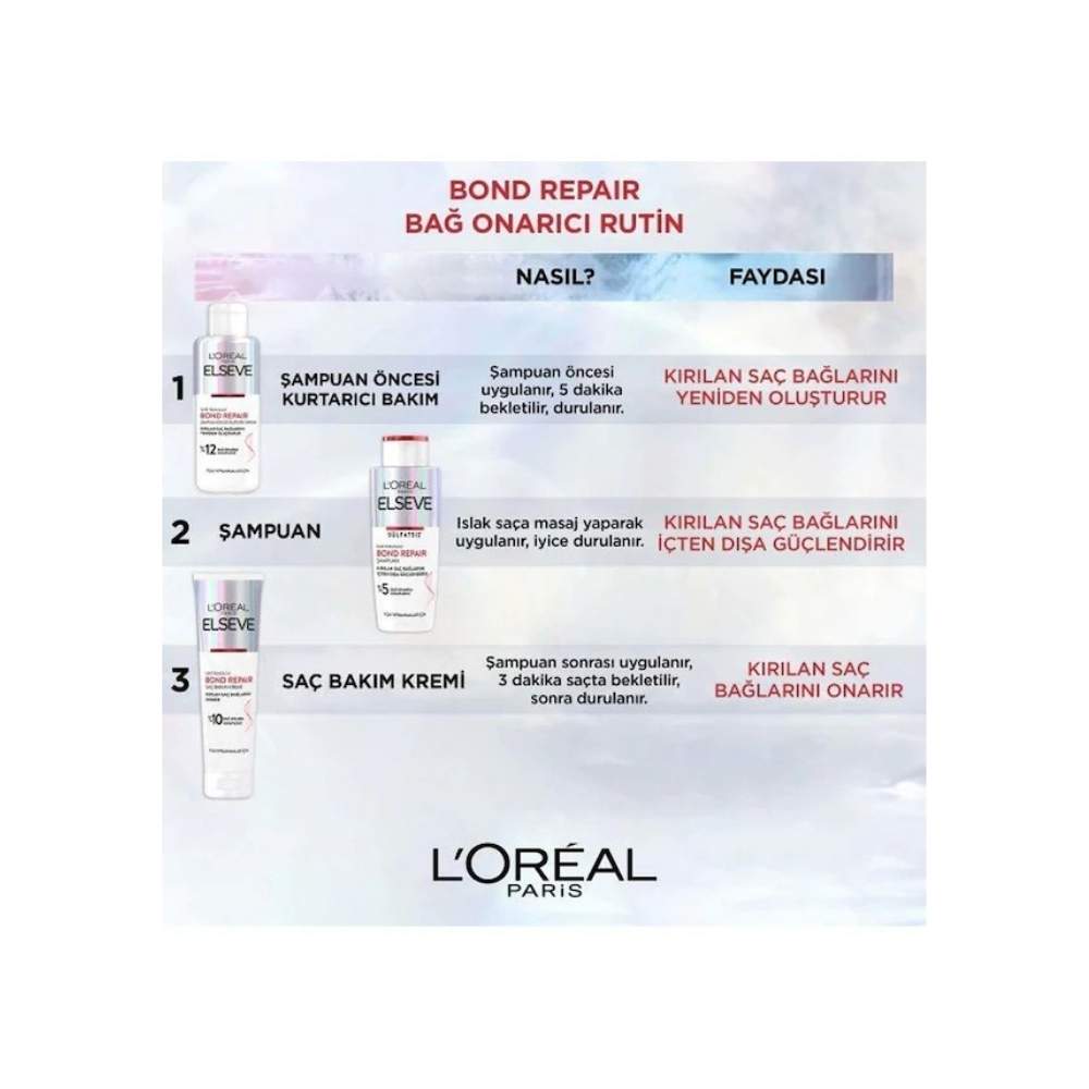 L'Oreal Paris Elseve Bond Repair Şampuan 200 ML