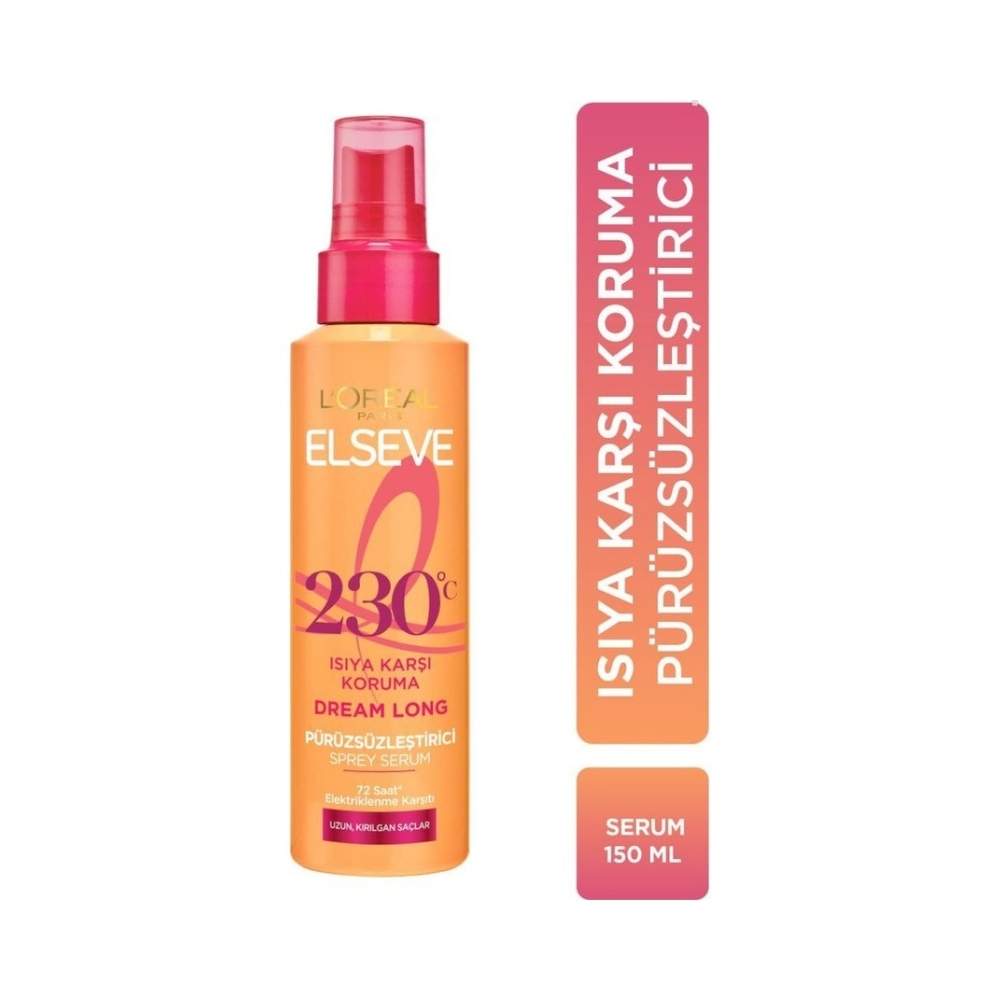 Elseve Dream Long Isı Koruyucu & Pürüzsüzleştirici Sprey Serum 150 ML