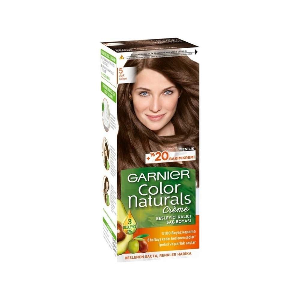 Garnier Color Naturals Saç Boyası 5 Açık Kahve