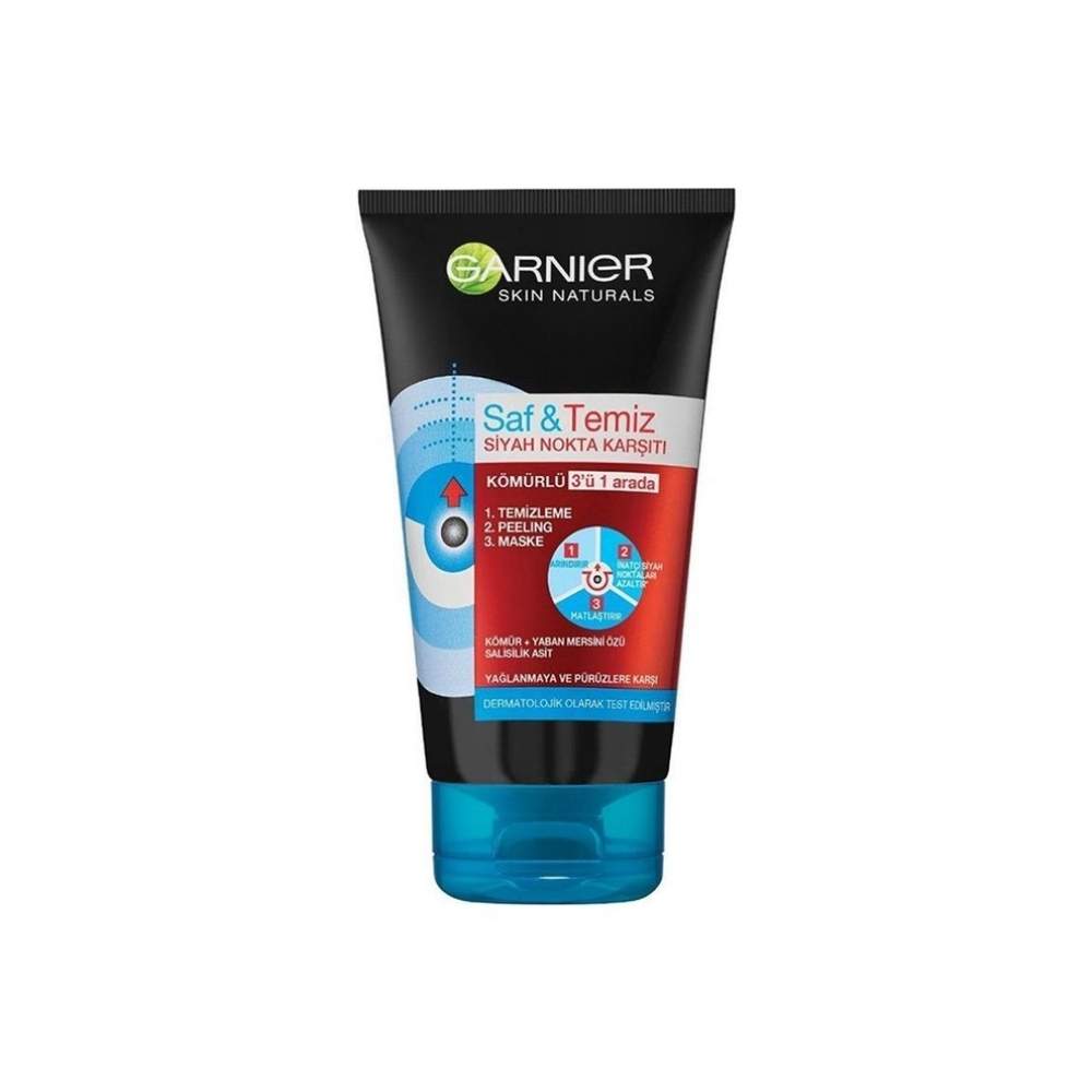 Garnier S.N.Sa&Te.3In1 Tem.Jeli Kömür 150 Ml