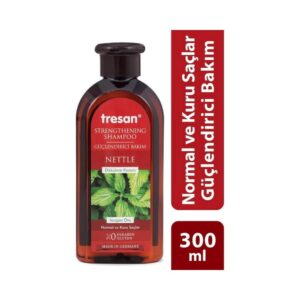 Tresan Normal ve Kuru Saçlar için Dökülme Karşıtı Isırgan Otu Bakım Şampuanı 300 ML