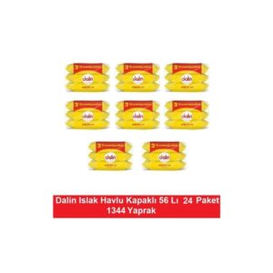 Dalin Islak Havlu Kapaklı 56 Lı X 24 Paket 1344 Yaprak