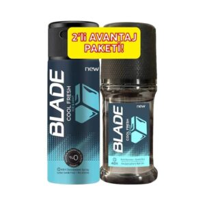 Blade Cool Fresh Erkek Sprey Deodorant 150 ML + Cool Fresh Erkek Roll-On Deodorant 50 ML