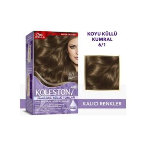 Koleston 6/1 Koyu Küllü Kumral Saç Boyası Krem Formda 50 ml Uzun Süre Kalıcı Etkisiyle