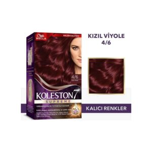 Koleston Supreme Kit Saç Boyası 4/6 Kızıl Viyole