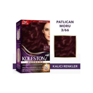 Koleston Supreme Kit Saç Boyası 3/66 Patlıcan Moru Yoğun Bakım ve Canlı Renkler