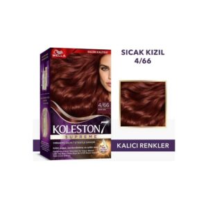 Koleston 4/66 Sıcak Kızıl Saç Boyası Krem Formda Yıpranma Karşıtı Teknoloji ile Yoğun Bakım