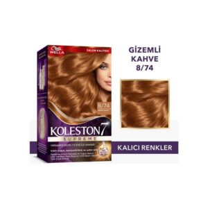 Koleston Supreme 8/74 Kahve Krem Saç Boyası Canlı Renkler ve Uzun Süre Kalıcı Etki